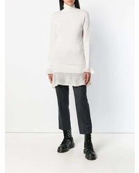 Женская белая водолазка от Sacai