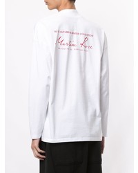 Мужская белая водолазка от Martine Rose