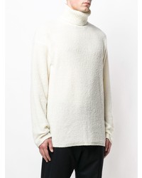 Мужская белая водолазка от Sartorial Monk