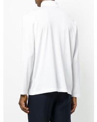 Мужская белая водолазка от Sunspel