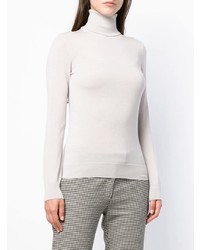 Женская белая водолазка от Loro Piana