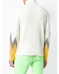 Мужская белая водолазка от Paura