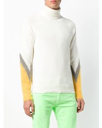 Мужская белая водолазка от Paura