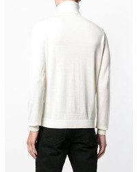 Мужская белая водолазка от Roberto Collina
