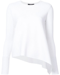 Белая вязаная блузка от Derek Lam