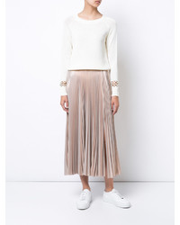 Белая вязаная блузка от A.L.C.