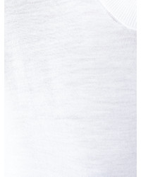 Белая вязаная блузка от Lanvin