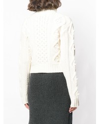 Женская белая вязаная водолазка от Joseph