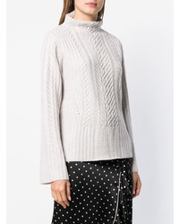 Женская белая вязаная водолазка от Hemisphere