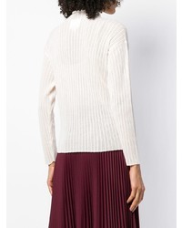 Женская белая вязаная водолазка от Molli