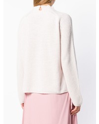 Женская белая вязаная водолазка от Forte Forte