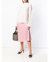 Женская белая вязаная водолазка от Forte Forte