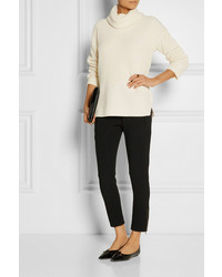 Женская белая вязаная водолазка от Theory