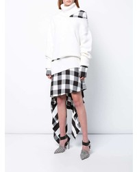 Женская белая вязаная водолазка от Monse