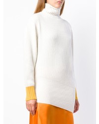 Женская белая вязаная водолазка от Sportmax