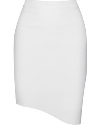 Белая вязаная мини-юбка от Thierry Mugler