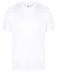 Мужская белая вязаная футболка с круглым вырезом от Brunello Cucinelli