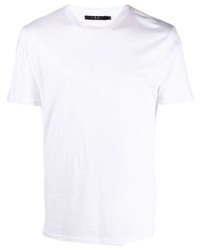 Мужская белая вязаная футболка с круглым вырезом от IRO