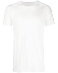 Мужская белая вязаная футболка с круглым вырезом от Rick Owens