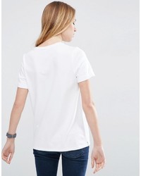 Женская белая вязаная футболка от Asos