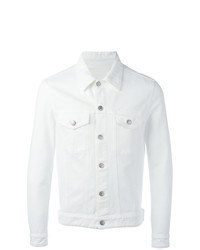 Мужская белая джинсовая куртка-рубашка от Golden Goose Deluxe Brand