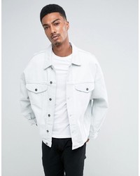 Мужская белая джинсовая куртка от Asos