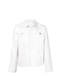 Мужская белая джинсовая куртка от Calvin Klein Jeans