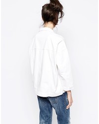 Женская белая джинсовая куртка от Monki