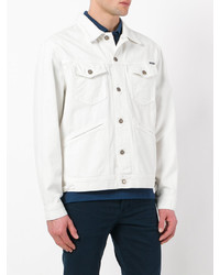 Мужская белая джинсовая куртка от Tom Ford