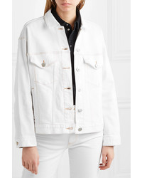 Женская белая джинсовая куртка от 3x1