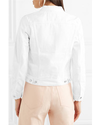 Женская белая джинсовая куртка от J.Crew