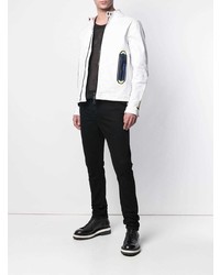 Мужская белая джинсовая куртка от DSQUARED2