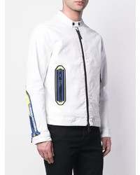 Мужская белая джинсовая куртка от DSQUARED2