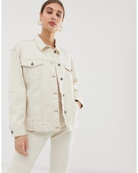 Женская белая джинсовая куртка от Iden Denim