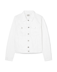 Женская белая джинсовая куртка от J.Crew