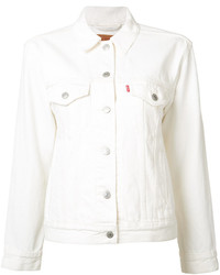 Женская белая джинсовая куртка от Levi's