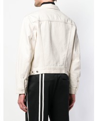 Мужская белая джинсовая куртка от Helmut Lang