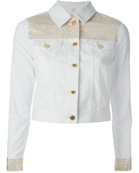 Женская белая джинсовая куртка от MICHAEL Michael Kors