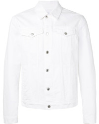 Мужская белая джинсовая куртка от MSGM