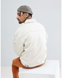 Мужская белая джинсовая куртка от Asos