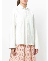 Женская белая джинсовая куртка от Marni