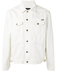Мужская белая джинсовая куртка от Tom Ford
