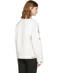 Женская белая джинсовая куртка от Off-White