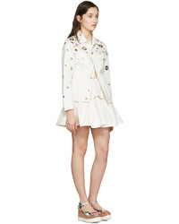 Женская белая джинсовая куртка от Kenzo