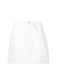 Белая джинсовая мини-юбка от Calvin Klein Jeans