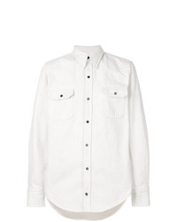 Мужская белая джинсовая рубашка от Calvin Klein 205W39nyc