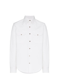 Мужская белая джинсовая рубашка от Calvin Klein Jeans Est. 1978