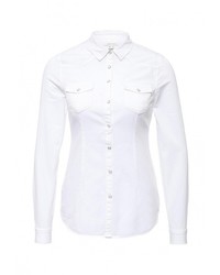 Женская белая джинсовая рубашка от SPRINGFIELD