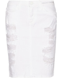 Белая джинсовая юбка-карандаш от Current/Elliott