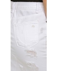 Белая джинсовая юбка-карандаш от Rag and Bone